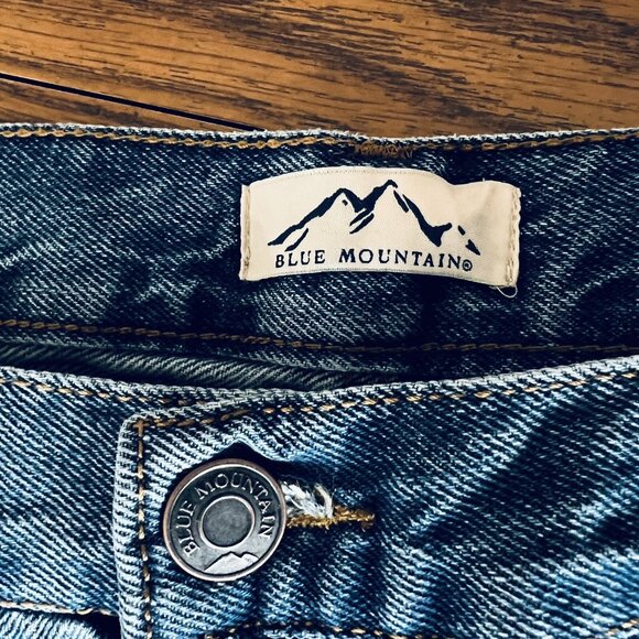 Blue Mountain Men's Denim Jeans Size 38x30 Straight Leg Regular Fit Cotton Blue - Picture 5 of 12